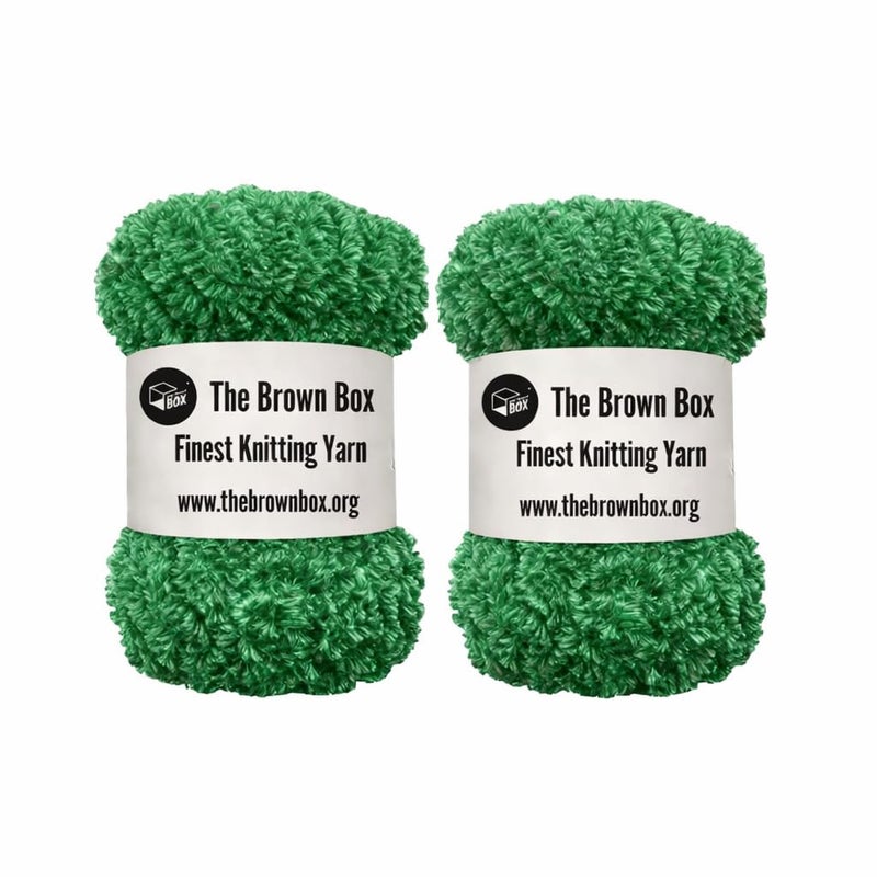 The Brown Box-Feather Wool, Crochet Hook Yarn, Needle Knitting Yarn,Feather Wool for Rangoli,Feather Wool Thread for mat. - Image 5