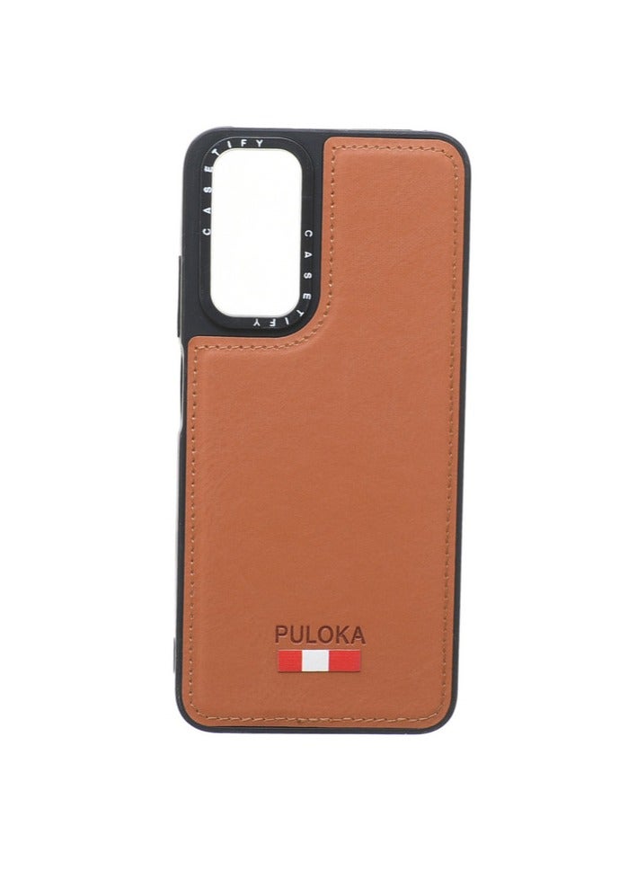 Leather Silicone And Plastic Back Phone Protection Cover For Xiaomi Redmi Note 12S - Havan - Image 1
