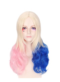 Movie Suicide Squad Harleen Quinzel Harley Quinn gradient wig cosplay wig costumes dress up wig