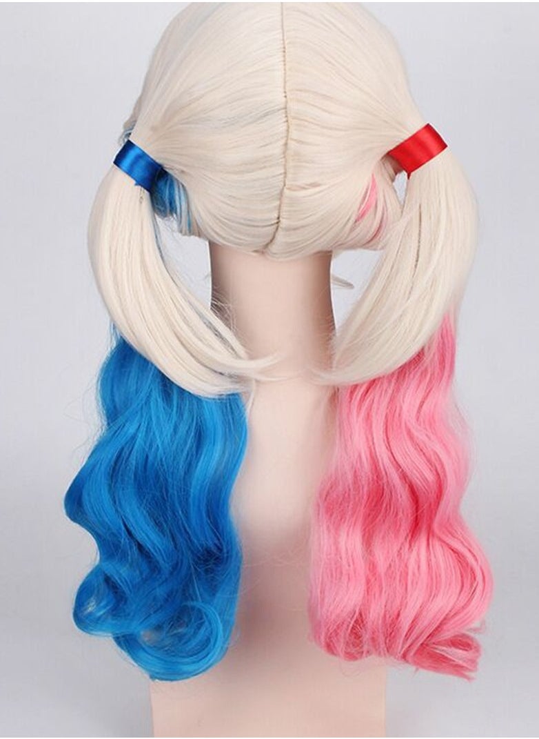 Generic - Movie Suicide Squad Harleen Quinzel Harley Quinn gradient wig cosplay wig costumes dress up wig - Image 1