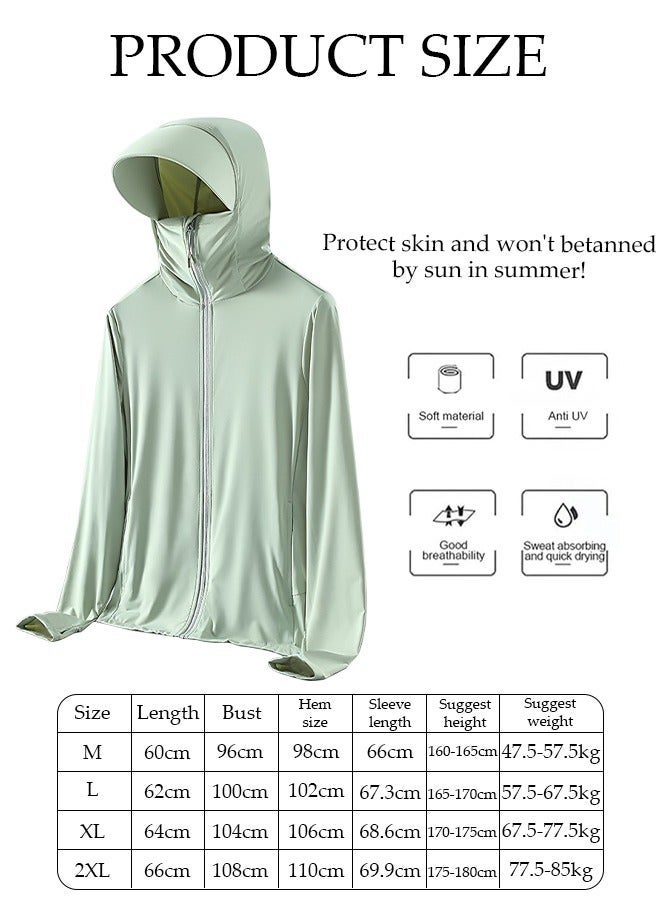 DUNISO Lightweight Sun Protection Clothing For Men, UPF 50+ Long Sleeve Sun Protection Hoodie Shirt , Long Sleeve Ice Silk Hoodie Shirts for Outdoor Climbing Hiking - Image 4