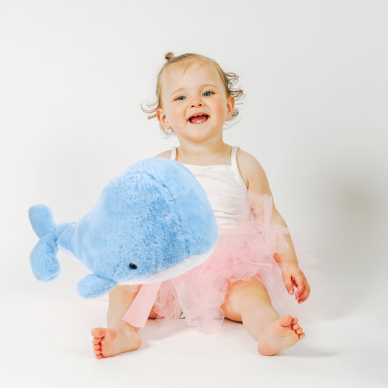 Stuffed Whale Toy Household Supple Plush Whale Doll Decorative Whale Plaything Hugging Whale Toy - Image 3