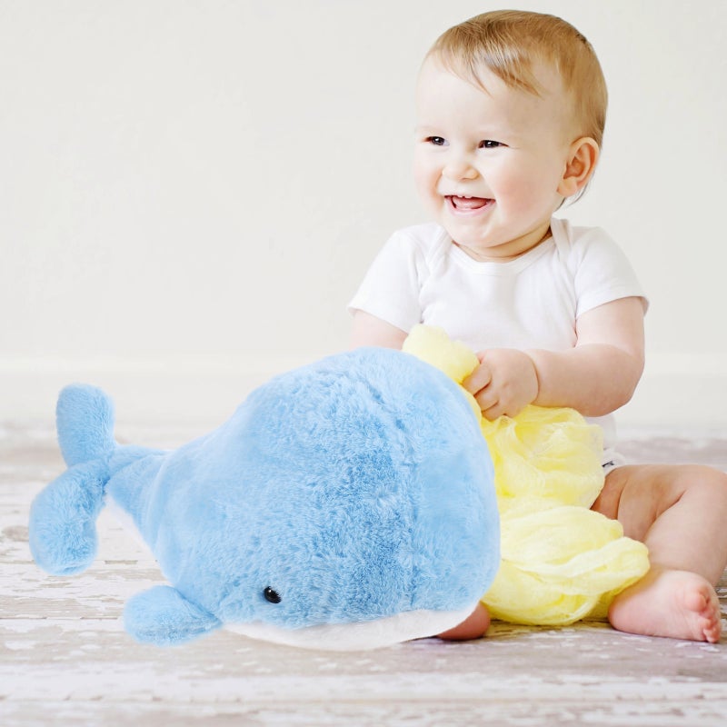 Stuffed Whale Toy Household Supple Plush Whale Doll Decorative Whale Plaything Hugging Whale Toy - Image 2
