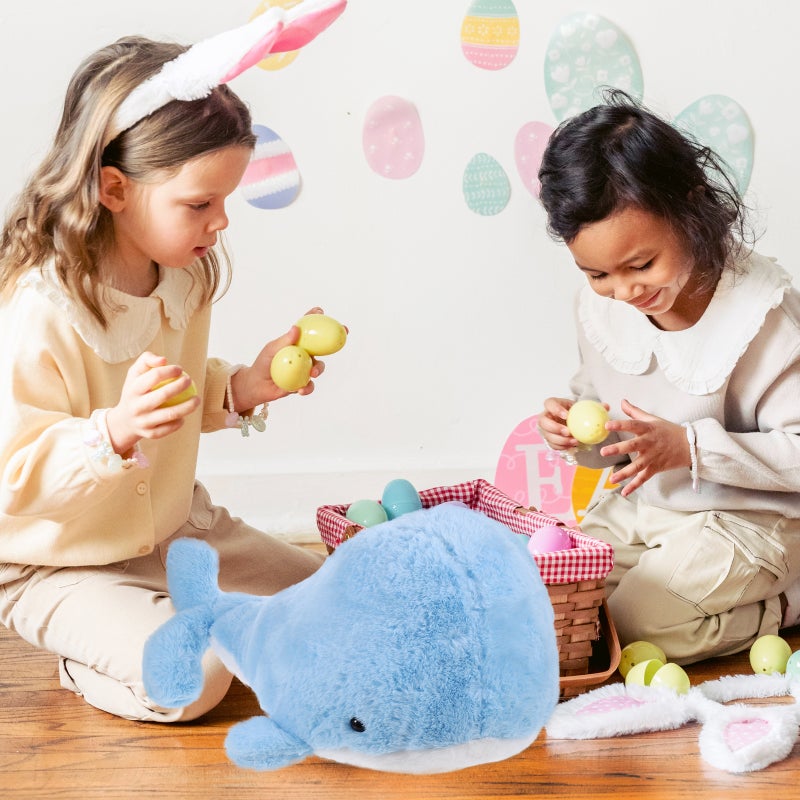 Stuffed Whale Toy Household Supple Plush Whale Doll Decorative Whale Plaything Hugging Whale Toy - Image 4