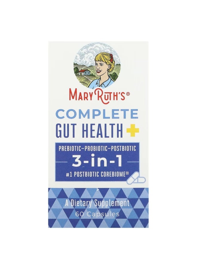 MaryRuth's Complete Gut Health 3in1 60 Capsules - Image 1