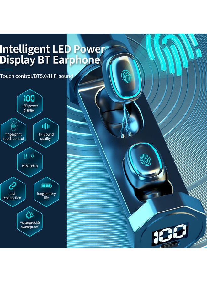 نيبمينينت سماعة أذن C1 لاسلكية تعمل بالبلوتوث أزرق - Image 2