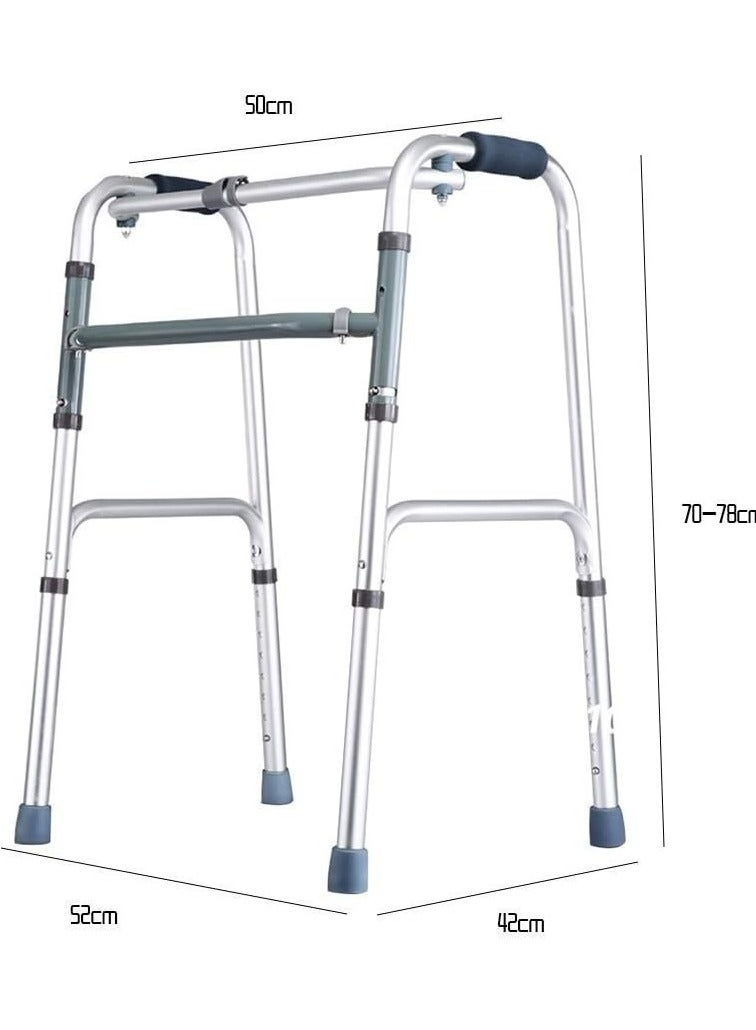 Generic Aluminum foldable walker helps walking for the elderly  - Image 1