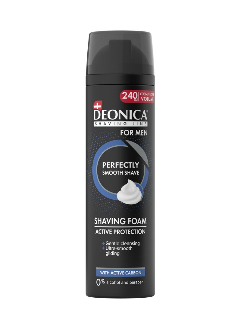 DEONICA رغوة حلاقة حماية نشطة بالفحم الأسود للرجال - Image 1