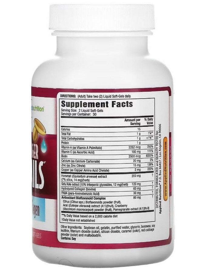 Applied Nutrition Longer, Stronger Hair and Nails 60-Count (Pack of 6) - Image 2