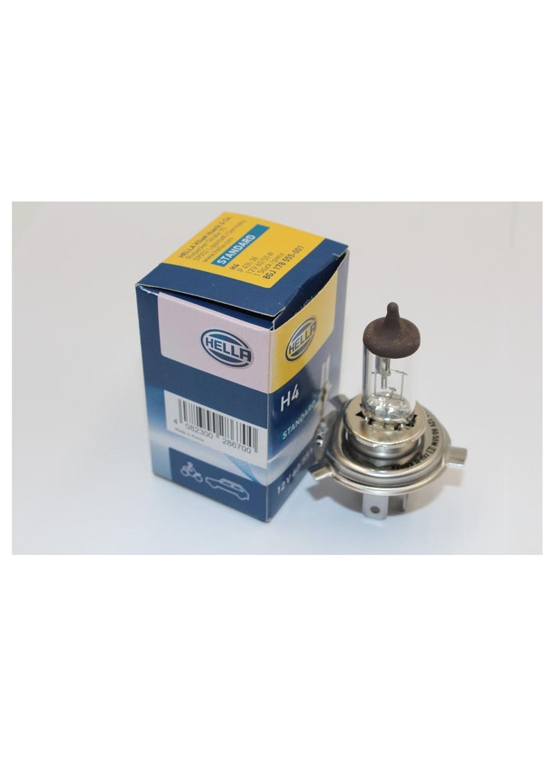 هيلا لمبة ضوء H4 بجهد 12 فولت وقدرة 60/55 واط، عدد 3 في العبوة. - Image 2