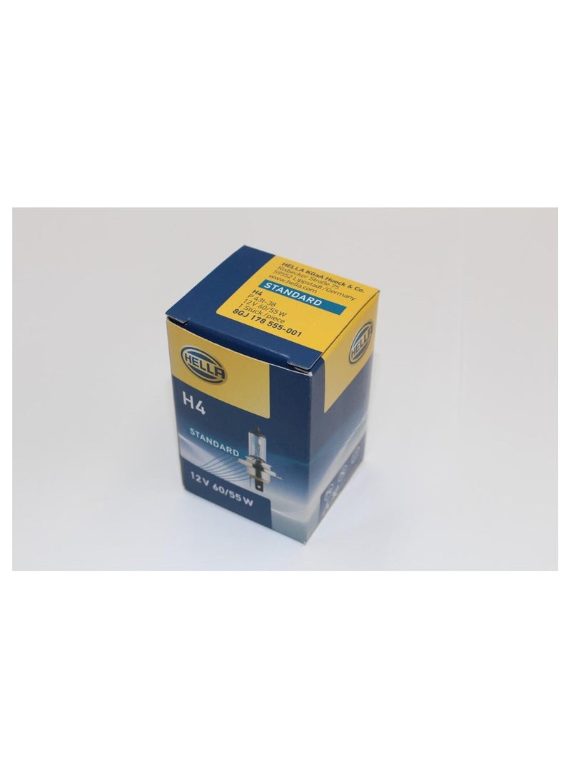 هيلا لمبة ضوء H4 بجهد 12 فولت وقدرة 60/55 واط، عدد 3 في العبوة. - Image 4