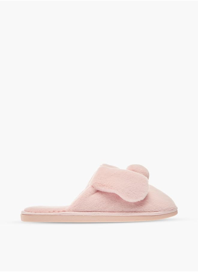 Le Confort Womens Ear Applique Slip-On Bedroom Mules  - Image 1