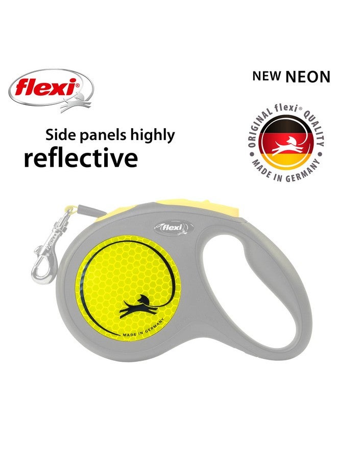 FLEXI New Neon Tape Retractable Dog Leashes for Medium Dogs Upto 55 lbs. - 16 ft., Neon Yellow/Black | Tangle Free Pet Walking Leash with One-Handed Brake, Pause, Lock|German Quality Product - Image 3