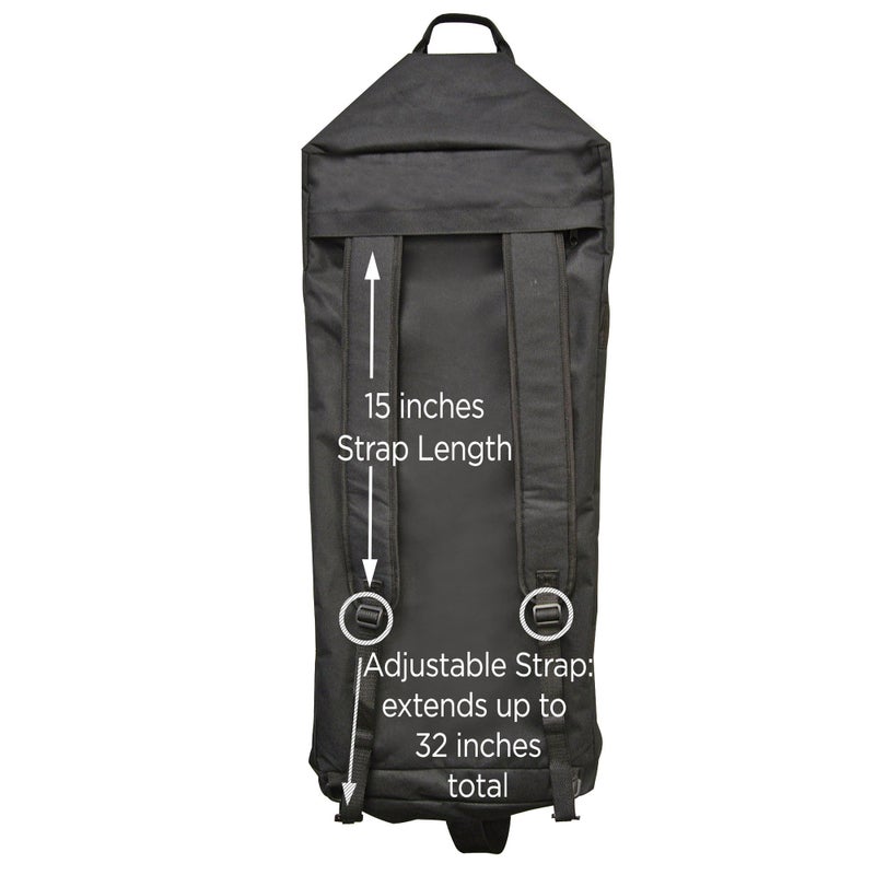 Dalix Extra Large Duffle Bag Outdoors Sports Duffel Bag (Turns Into Backpack) - Image 4