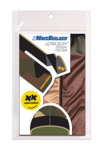 Superstitch Supersilky Ultra Silky Durag x Wavebuilder | 30+ Styles Premium Designer Durags for Men | 360 Waves |Camo Camouflage (Five Star) - Image 2