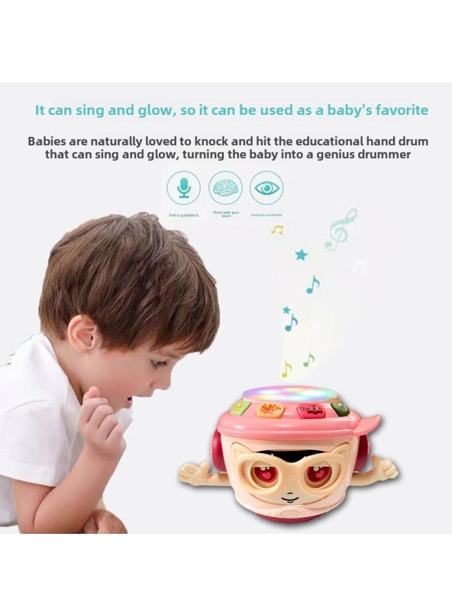 Internet Celebrity Children's Toy Hand-clapping Drum Puzzle Early Education Baby Music Clap Drum Tumbler Baby Toy Boys And Girls-Color:RS5686 Hand Drum Tumbler (6 In A Display Box) - Image 4