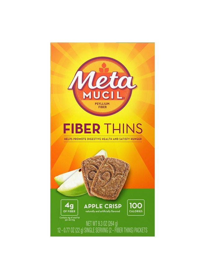 Metamucil Fiber Wafers Apple Crisp 24 Each (Pack of 2)