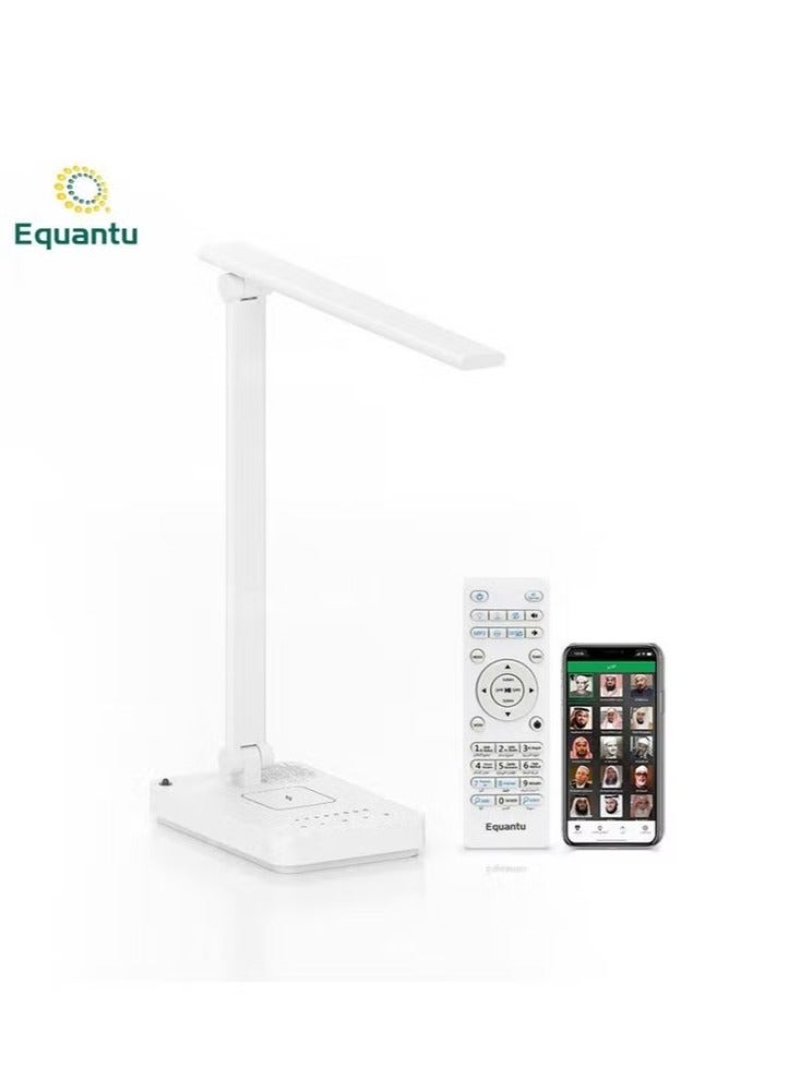 Dream Zone Equantu Multifunctional LED Desk Lamp Wireless Charger with Bluetooth Speaker App Control Gulan Player - Image 2