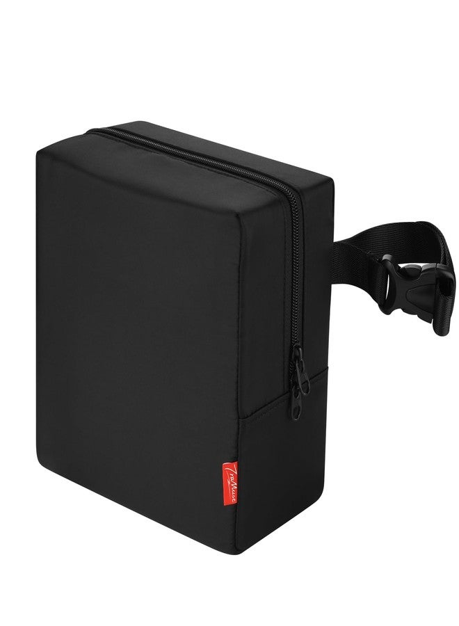 Homakover Travel Neck Pillow Bag for trtl Travel Pillow, Waterproof Carrying Case Neck Pillow Protector with Air Tag Pocket & Adjustable Strap, Quick-Release Clasp Easily Attaches to Luggage, Backpacks - Image 1