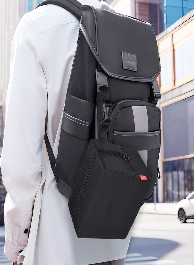 Homakover Travel Neck Pillow Bag for trtl Travel Pillow, Waterproof Carrying Case Neck Pillow Protector with Air Tag Pocket & Adjustable Strap, Quick-Release Clasp Easily Attaches to Luggage, Backpacks - Image 5