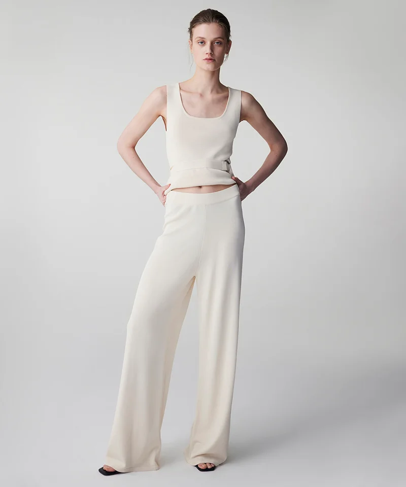 Ipekyol Wide Leg Knit Trousers