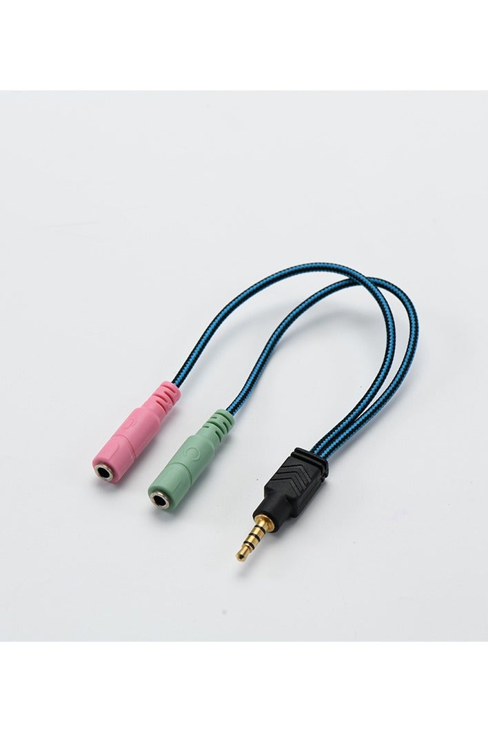 2-pack, 3.5mm male to female interface adapter cable, practical computer headphone splitter, 3.5mm two-in-one interface adapter cable, practical computer headphone splitter - Image 3