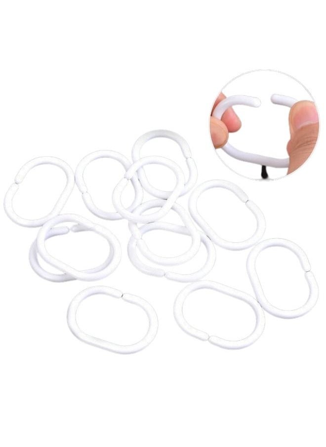 Waterproof Polyester Shower Curtain With 12 Hooks 180*180CM