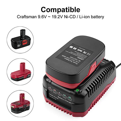 energup 2Pack 19.2V Replace for Craftsman 19.2Volt Battery Lithium 3.5A for C3 XCP for 130279005 1323903 130211004 11045 315.115410 315.11485 for 19.2V Craftsman Battery - Image 5