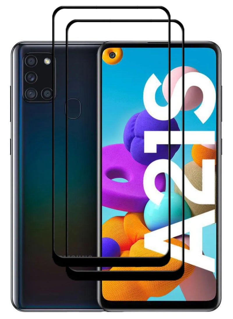 أكاليكس قطعتين، حماية شاشة، لهاتف سامسونج جالاكسي A21s، جودة ممتازة. - Image 1