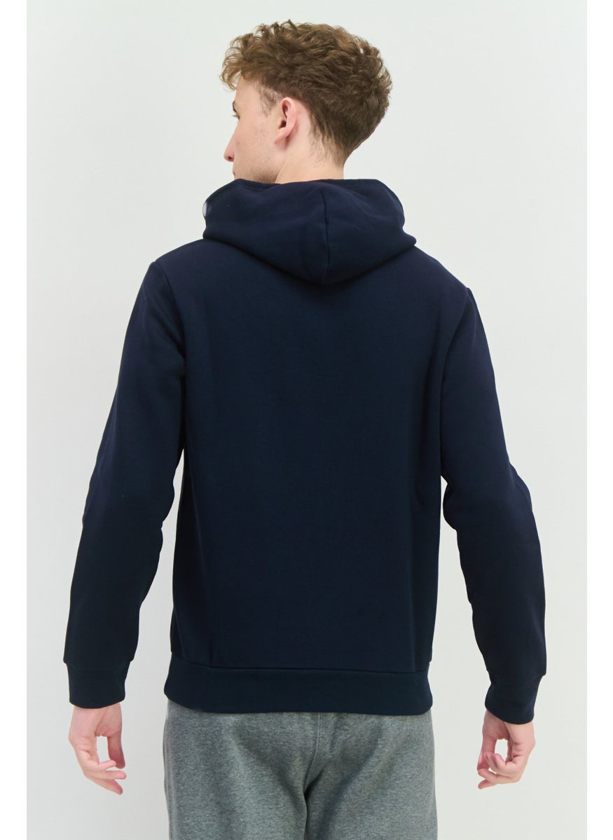 Champion Men Sportswear Fit Long Sleeves Outdoor Sweatshirt, Navy  - Image 3