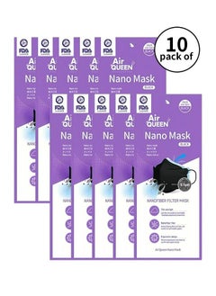 Air QUEEN Pack Of 10 Pieces Nano Face Mask (Korea)  - Image 1