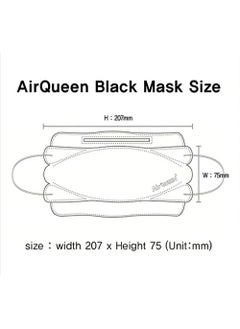 Air QUEEN Pack Of 10 Pieces Nano Face Mask (Korea)  - Image 3