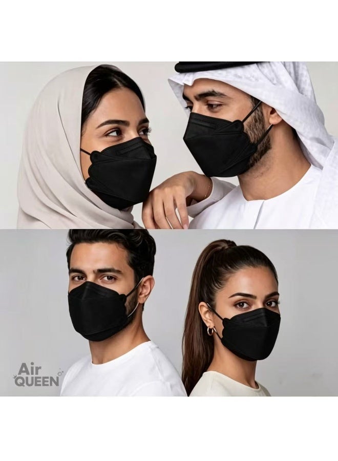 Air QUEEN Black 10-pack Korean Air Queen Nano Mask - Image 5