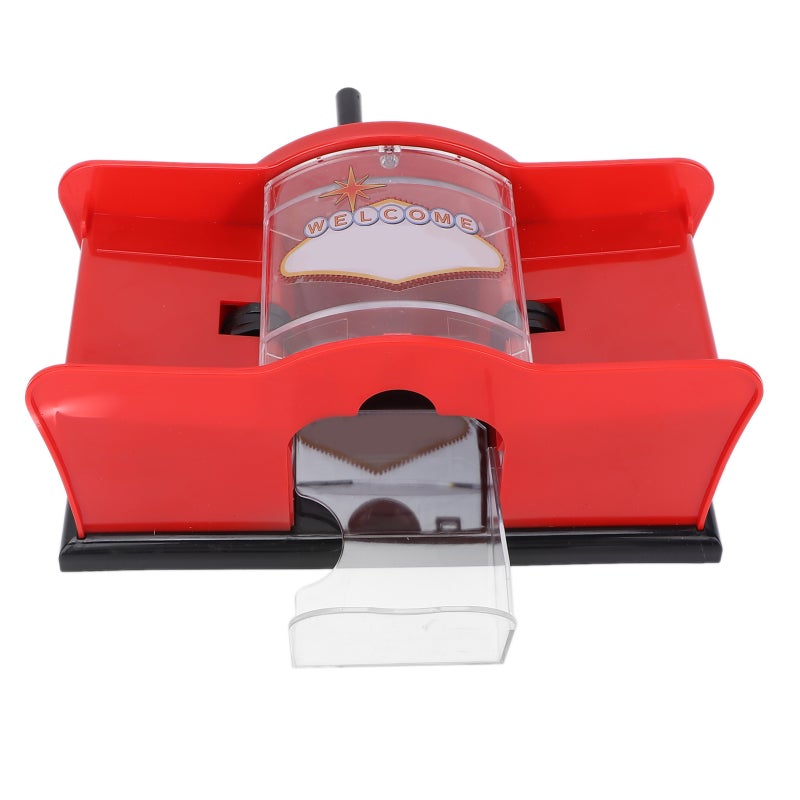 Manual Card Shuffler 9.1 x 4.3 x 4.3in Silent Design - Durable Plastic Poker Shuffler for Family Games - Image 3