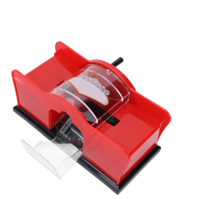 Manual Card Shuffler 9.1 x 4.3 x 4.3in Silent Design - Durable Plastic Poker Shuffler for Family Games - Image 2