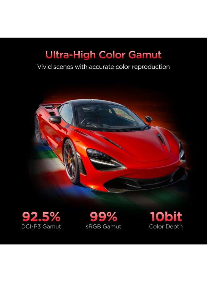 تي سي إل 25 Inch FHD Mini LED Gaming Monitor, 300Hz Refresh Rate, HFS Panel 1ms GTG, AMD FreeSync Premium, Tmoc Motion Clarity, 600nits Peak Brightness, 93% DCI-P3 Color Gamut  25P1A (2026 Model) grey - Image 5