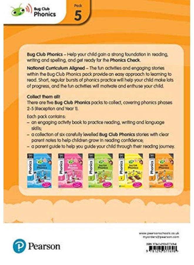 Phonics - Learn at Home Pack 4 (Bug Club), Phonics Sets 10-12 for ages 5-6 (Six stories + Parent Guide + Activity Book) - Image 2