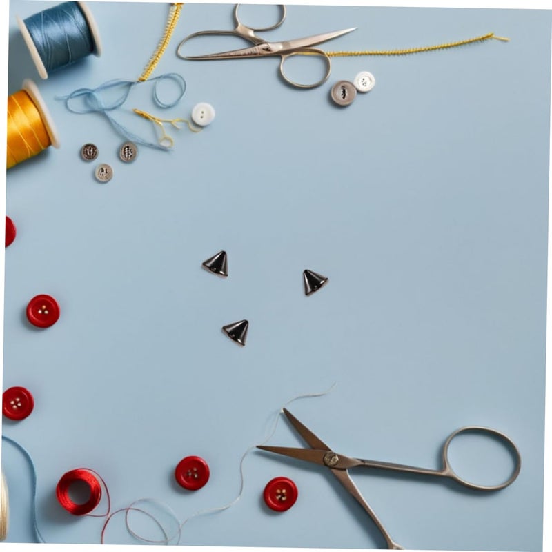 200Pcs DIY Punk Clothing Decoration Metal Rivet Spike Studs Beads For Shoes Jacket - Image 5