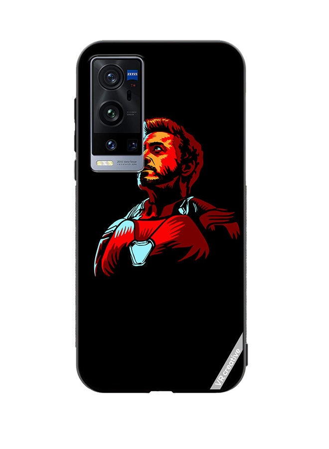 VR CREATIVE Protective Case Cover For Vivo X60 Pro Plus Iron Man Design Multicolour - Image 1