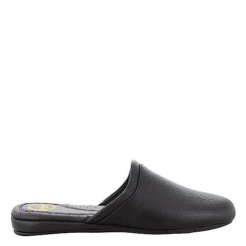 L.B. Evans Men's Aristocrat Scuff Slipper Black Slipper 12 EEE - Image 3