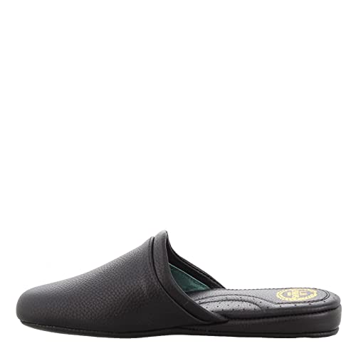 L.B. Evans Men's Aristocrat Scuff Slipper Black Slipper 12 EEE - Image 5
