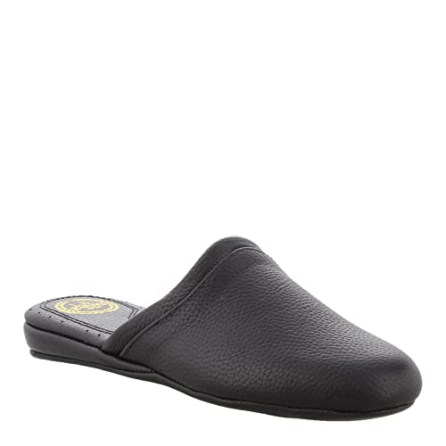 L.B. Evans Men's Aristocrat Scuff Slipper Black Slipper 12 EEE - Image 2