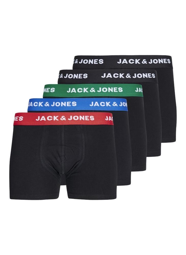 Jack & Jones Junior Youth 5 Pack Logo Boxer  - Image 1