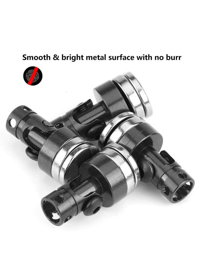 Dilwe 4Pcs Body Post Mount Aluminum Magnetic Invisible Body Post Mount For Scx10 4Wd 1:10 Rc Car(Black) - Image 4