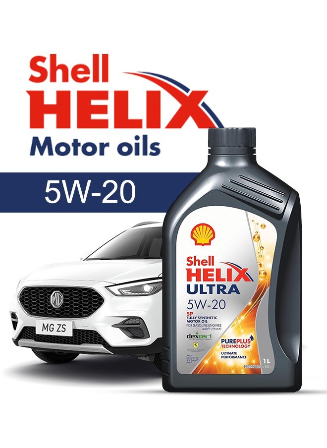 Shell Engine Oil – For MG ZS  2024 - 2020، 5 Liter، viscosity 5w20 Shell - With Engine Oil Filter - 2020 2021 2022 2023 2024 