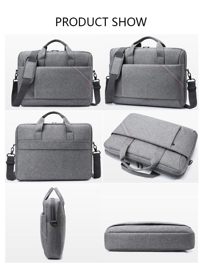 DUNISO 15.6 Inch Laptop Bag Lightweight Computer Bag Travel Business Handbag Briefcase Water Resistant Shoulder Messenger Bag for Men and Women Work Office College School - Image 2