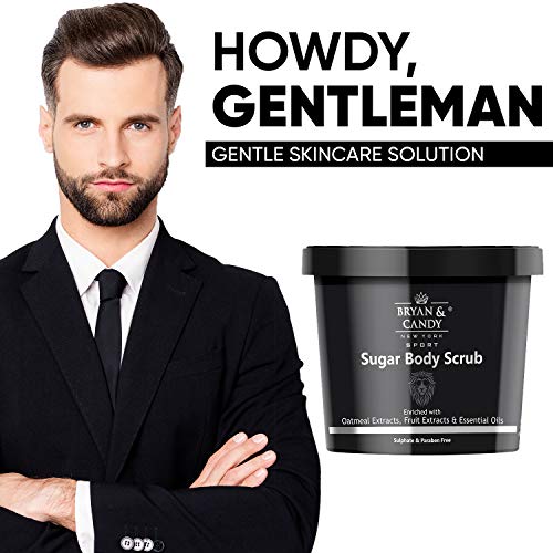 BRYAN  CANDY Bryan & Candy NewYork Lion Series Lemon Thyme & Spearmint Sugar Body Scrub with Argan Oil to Remove Dead Skin Cells for Glowing Skin - 100 gm - Image 4