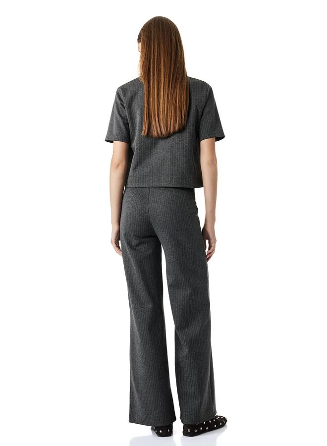 Koton  Striped Tailored Trousers for Women | Best Price UAE