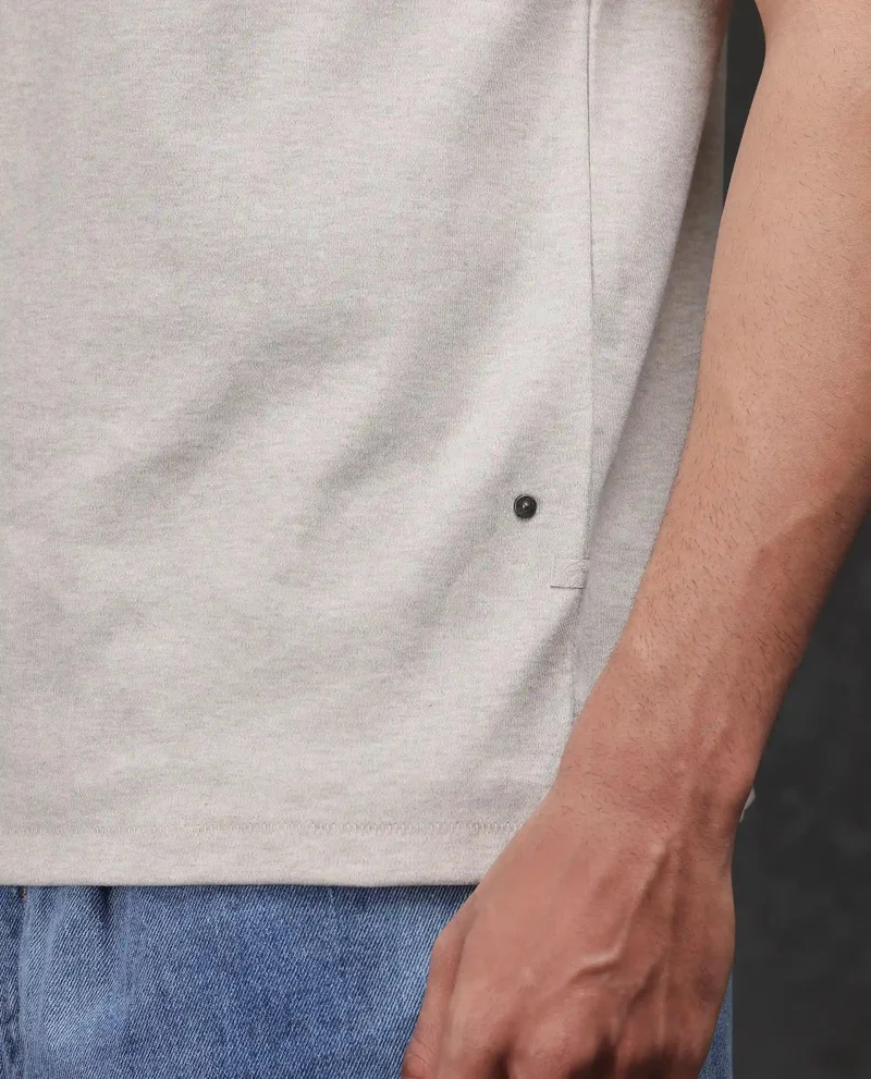 Rare Rabbit Men's Cotton Solid T-Shirt