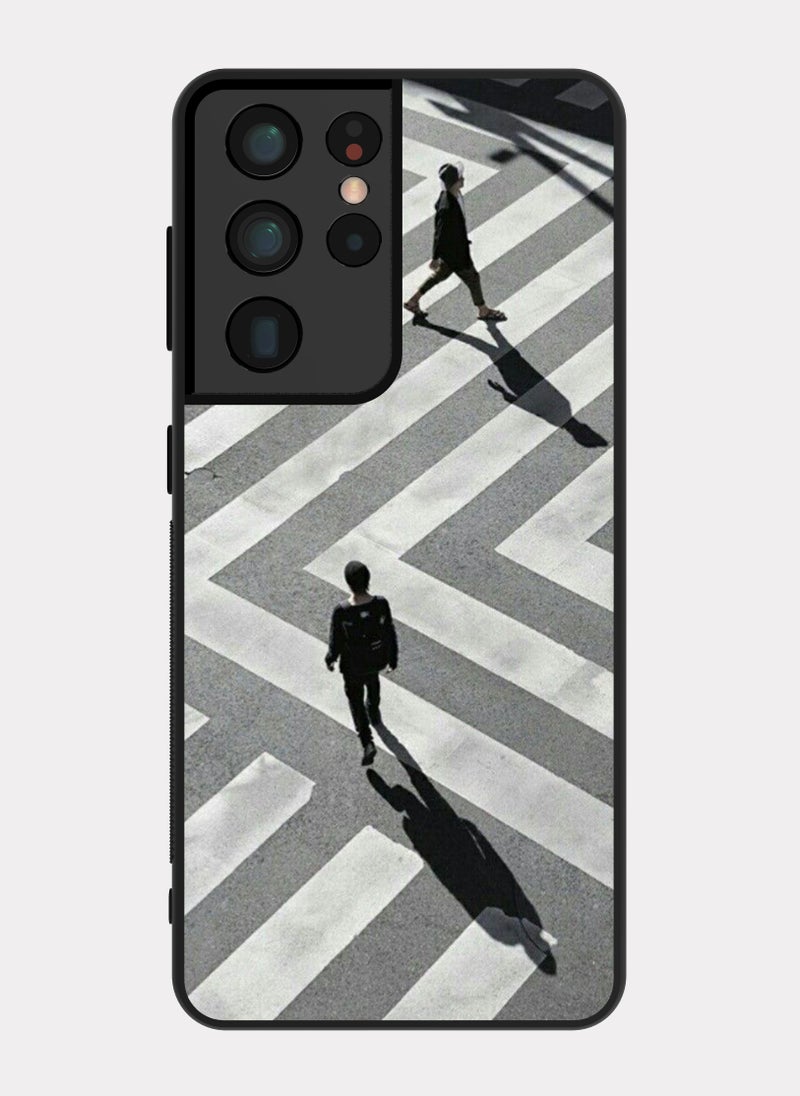 PXLAAT Samsung Galaxy S21 Ultra case cover street - Image 1